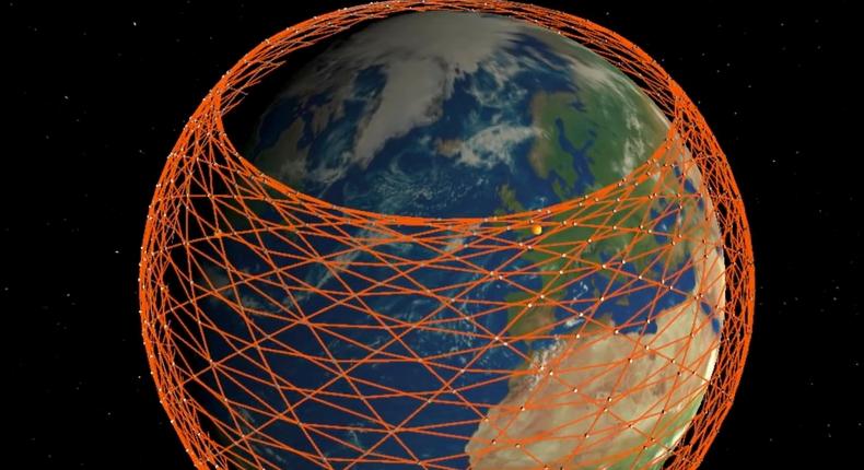spacex starlink satellite internet global network simulation model illustration courtesy mark handley university college london ucl youtube 002