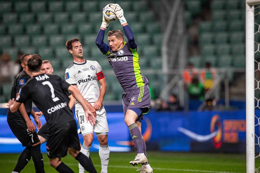 Pilka nozna. Superpuchar. Legia Warszawa - Cracovia. 09.10.2020