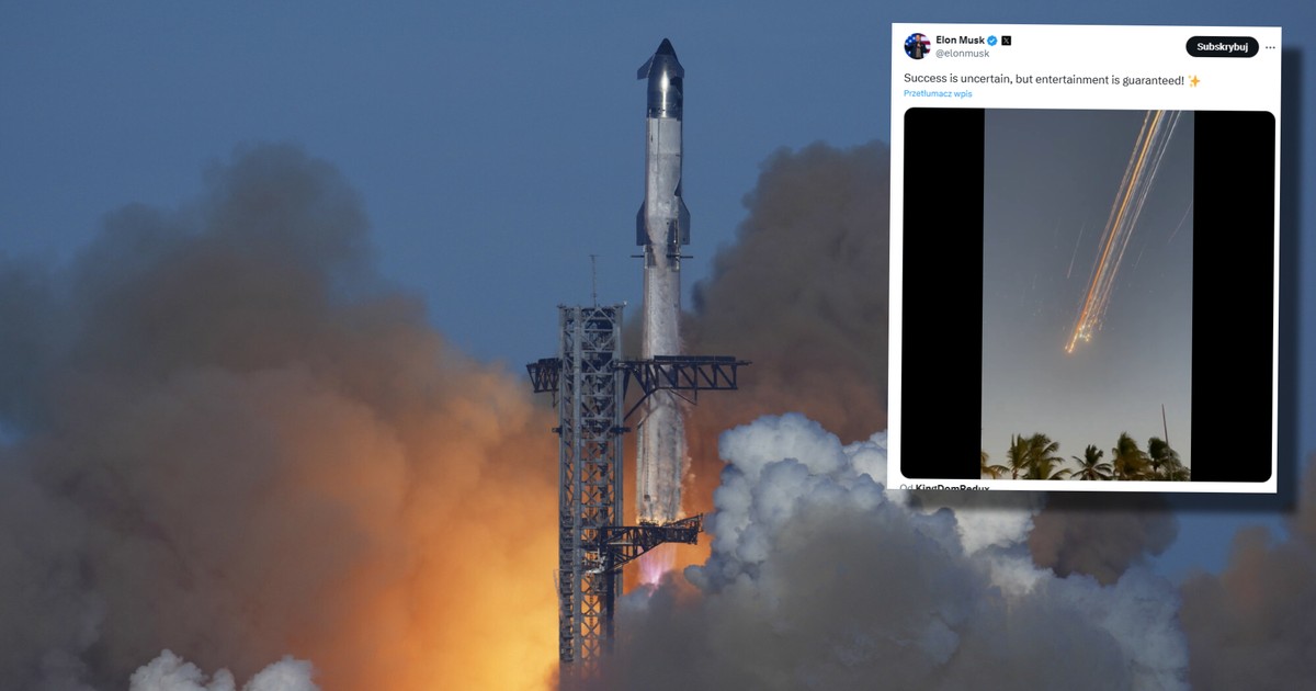 Katastrofa rakiety Starship: Spektakularna klapa podczas siódmego lotu próbnego [WIDEO]