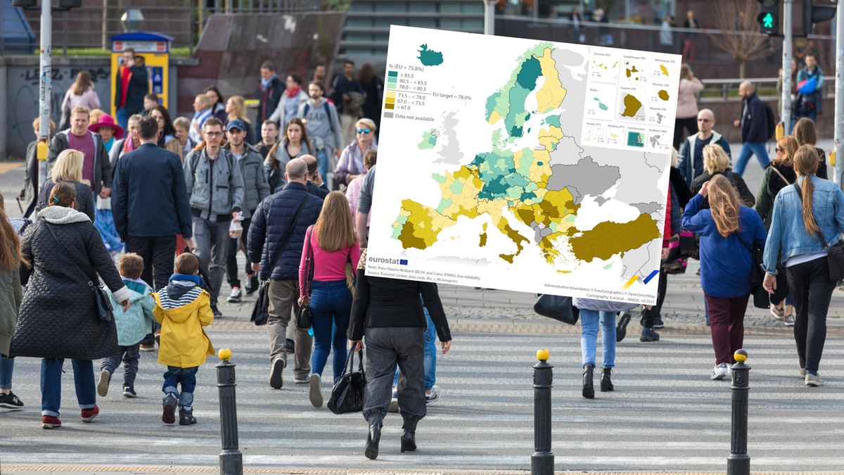 Wskaźnik zatrudnienia w UE z rekordowym wynikiem. Warszawa wśród najlepszych regionów