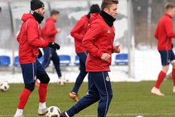 Jakub Błaszczykowski podczas treningu piłkarzy Wisły Kraków