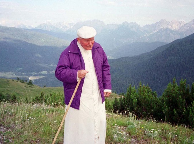 14 lipca 1996: Jan Paweł II na wakacjach w Cadore we Włoszech