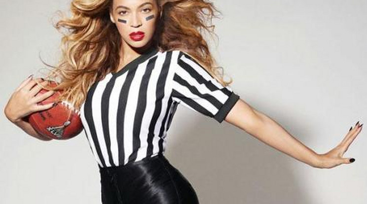 Ilyen ruhában népszerűsíti Beyoncé a Super Bowl-t