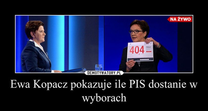 Ewa Kopacz i Beata Szydło na debacie