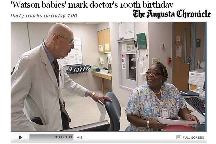 Lekarz ma 100 lat i ciągle pracuje