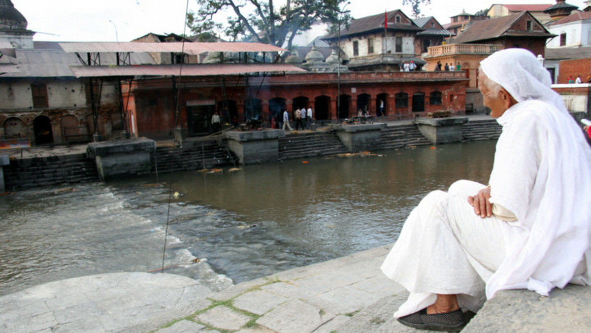 Nepal, Kathmandu, okolice Świątyni Pashupatinath