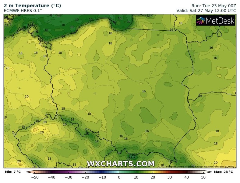 W weekend nadejdzie przejściowe ochłodzenie. W dzień będzie poniżej 20 st. C, a nocami niewiele zabraknie do przymrozków!