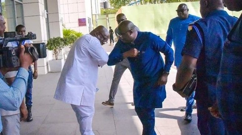 Ghana's Vice President, Bawumia’s new greeting style