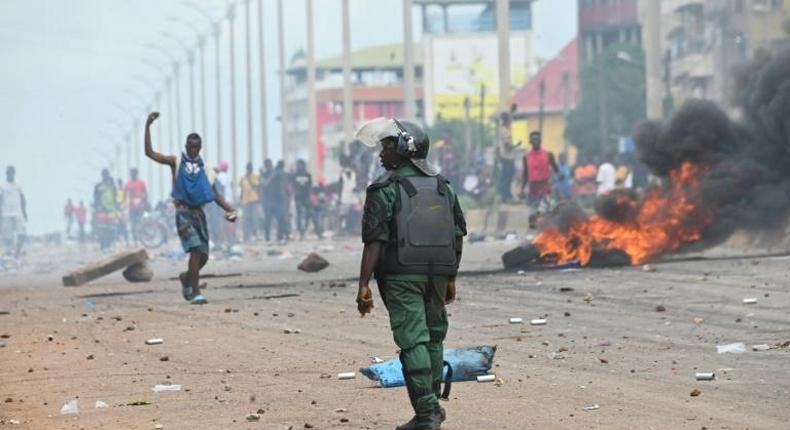 Manifestations à Conakry