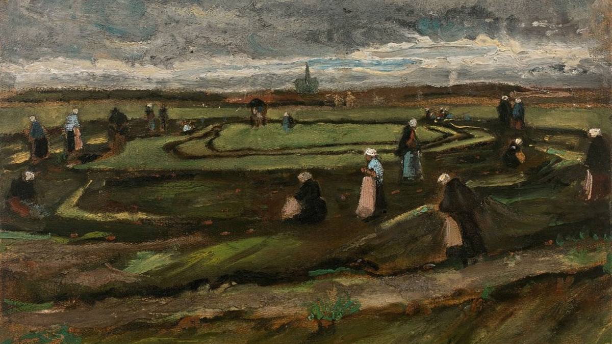 Podczas poniedziałkowej aukcji w paryskim domu Artcurial sprzedano za ponad 7 mln euro obraz Vincenta van Gogha pt. "Kobiety naprawiające sieci na wydmach". Artysta namalował go w 1882 r. w Scheveningen koło Hagi.