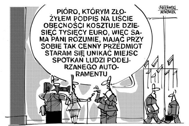 Podpis polityka krzętowski