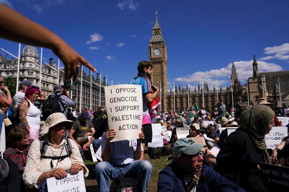 london gaza protest