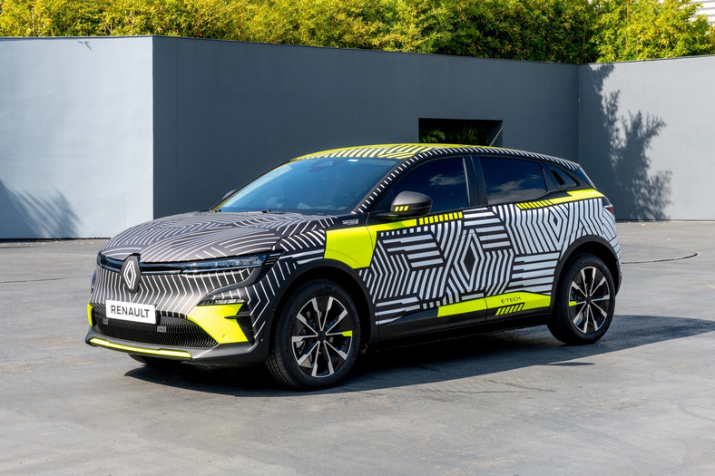 Renault Megane E-Tech Electric - egzemplarz przedprodukcyjny