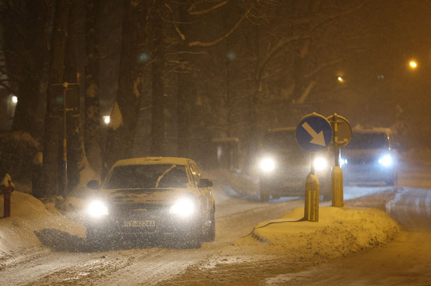 Intensywne opady śniegu w Zakopanem