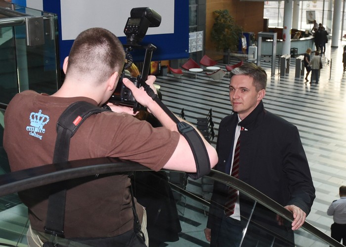 Adam Jarubas przed debatą w TVP1