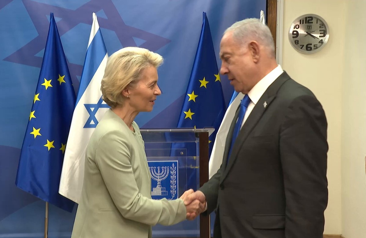 Ursula von der Leyen i Benjamin Netanjahu