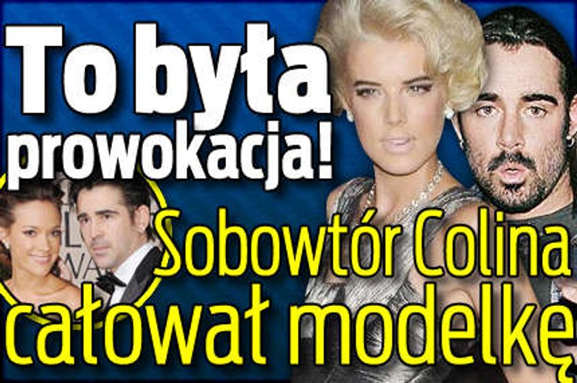 Prowokacja! To sobowtór Farrella całował modelkę