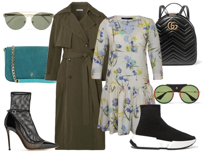 Wszystko zależy od butów. STYLIZACJA: sukienka-More Moi/moremoi.com, torebka-Menbur/menbur.pl, płaszcz, buty, dodatki-TK Maxx