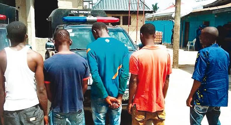 NSCDC arrests 6 alleged illegal miners in Delta