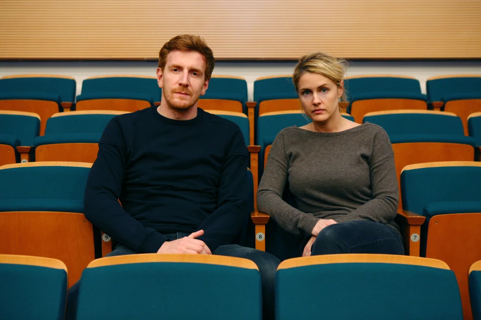 Tamara Krcunović sa kolegom Vladom Aleksić