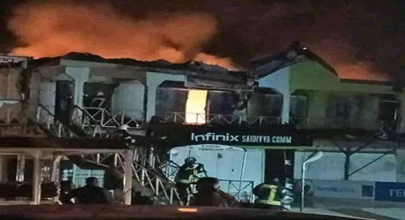 90 shops, property worth N50m, lost to fire at Bauchi shopping complex (Tribune)