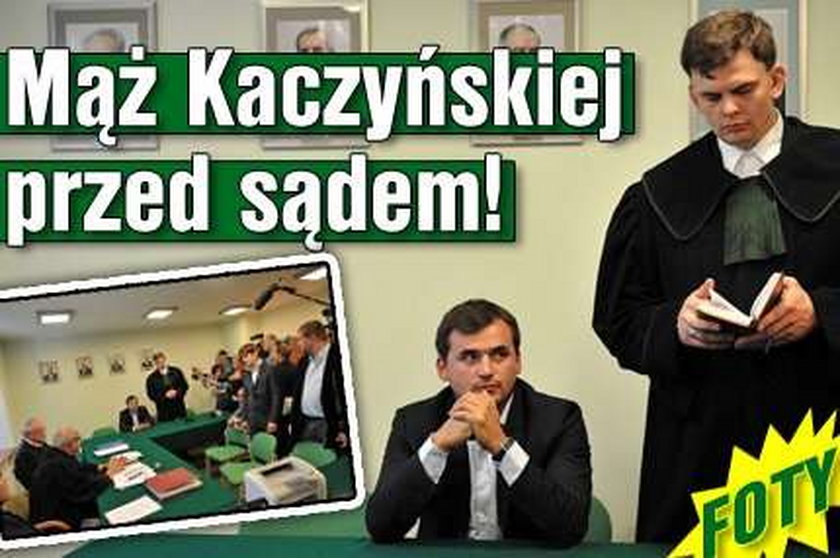 Mąż Kaczyńskiej przed sądem! ZDJĘCIA