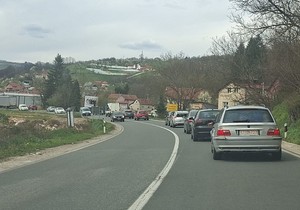 Ogromne gužve ka Zlatiboru