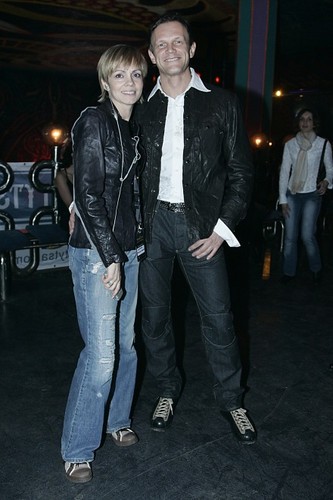 Weronika Marczuk i Cezary Pazura