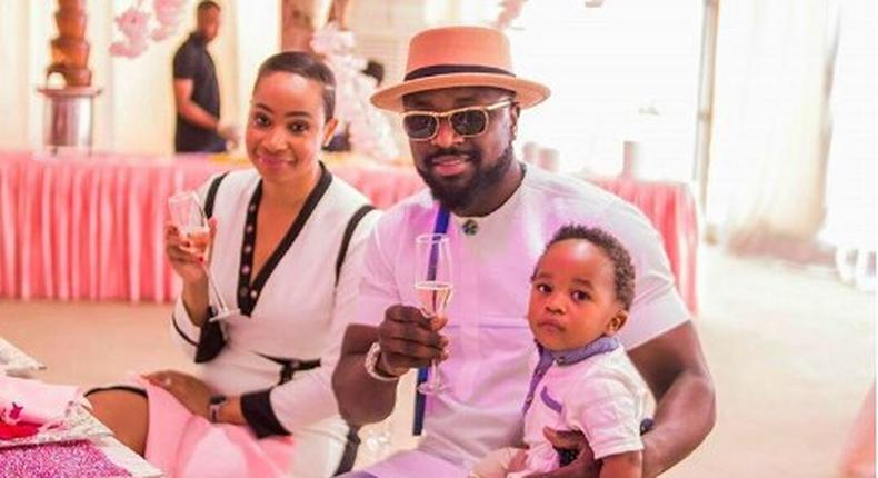 Pokello Nare, Elikem and their son, Tristan