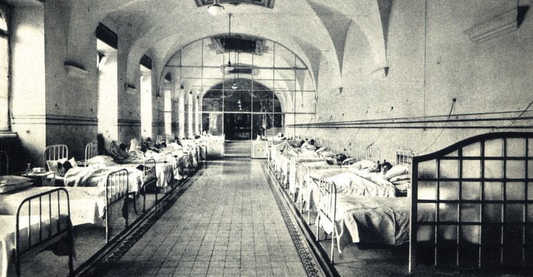 Oddział szpitala, gdzie leczono syndrom K