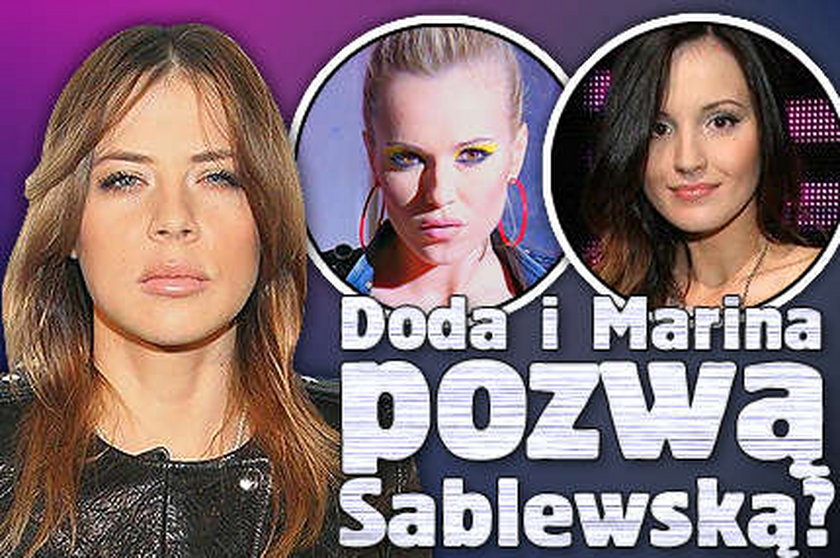 Doda i Marina pozwą Sablewską?