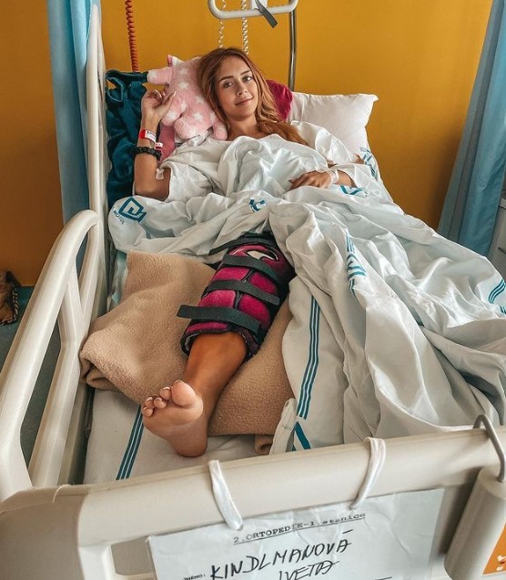Modelka Iveta Kindlmanová.