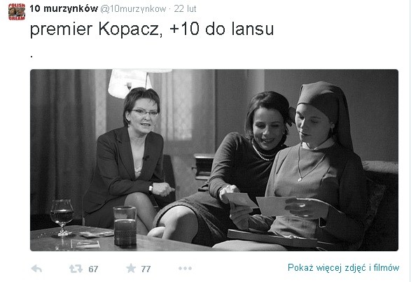 mem o Idzie i Ewie Kopacz / 10 murzynków