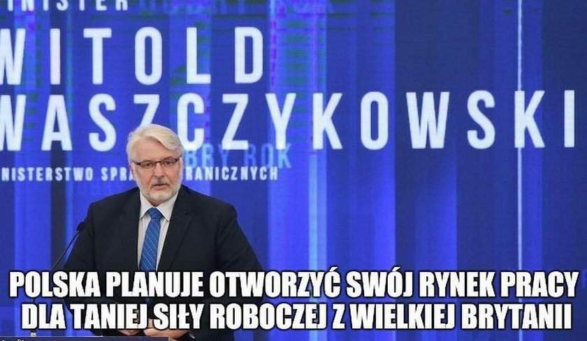 Urodziny Witolda Waszczykowskiego. Najlepsze memy