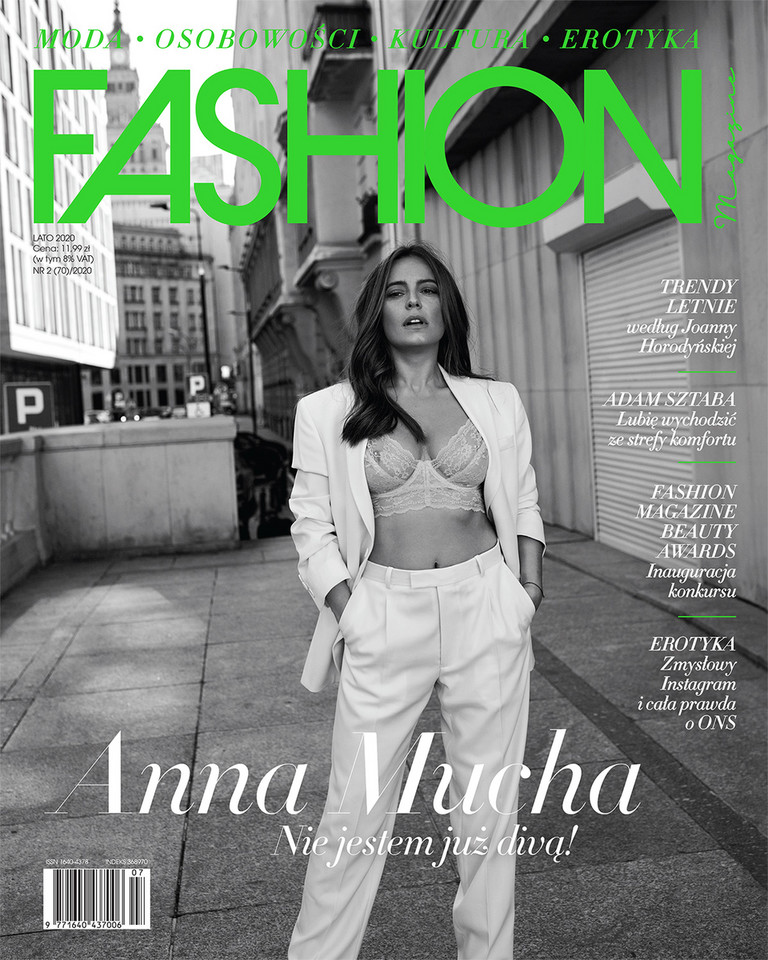 Anna Mucha w sesji zdjęciowej dla "Fashion Magazine"