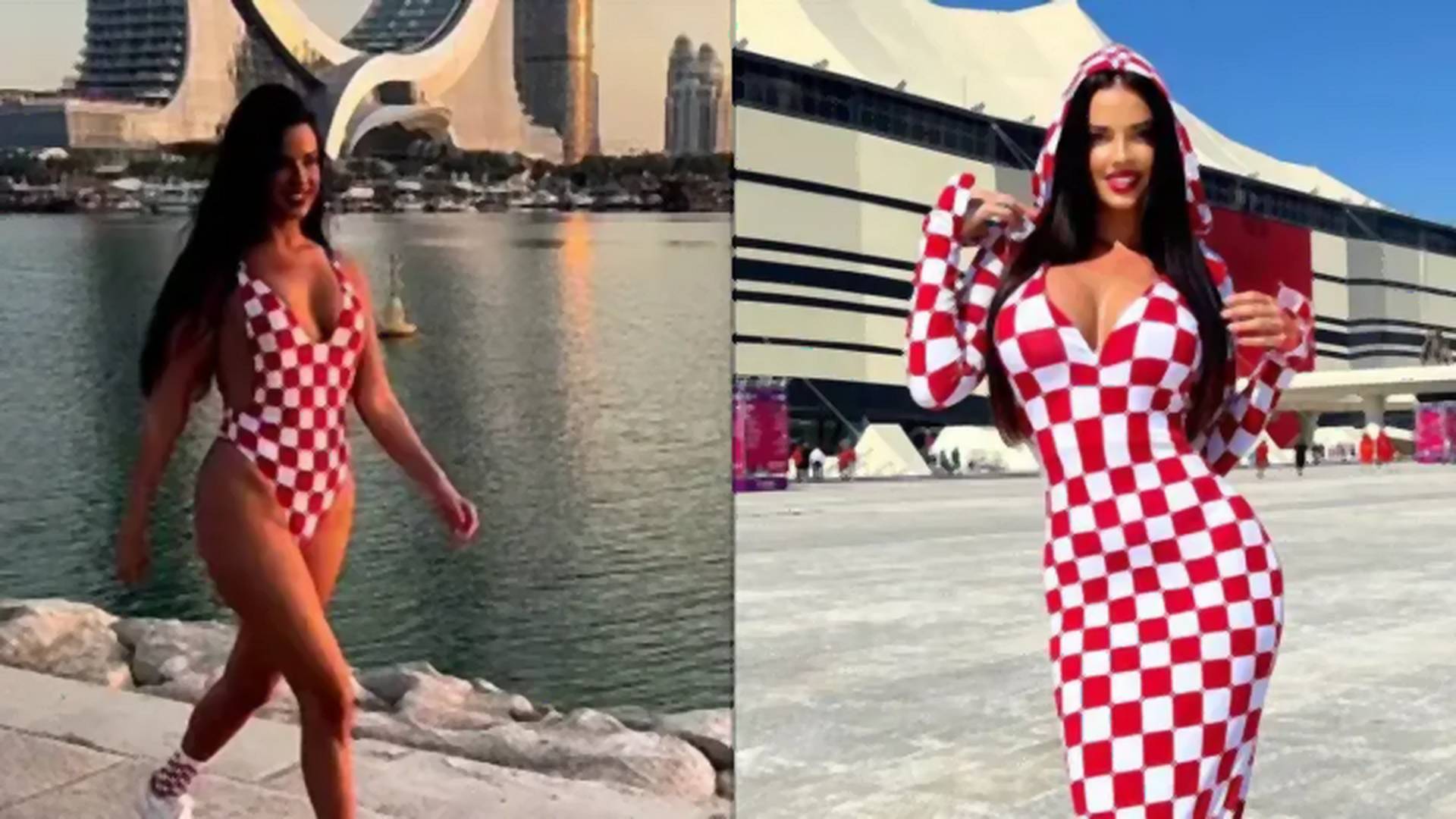 Merész öltözete miatt letartóztatták Katarban a korábbi Miss Horvátországot