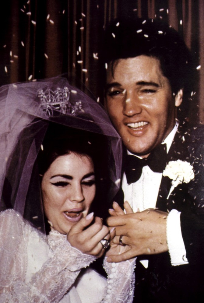 Elvis i Prisila Prisli na dan svog venčanja u Las Vegasu 
