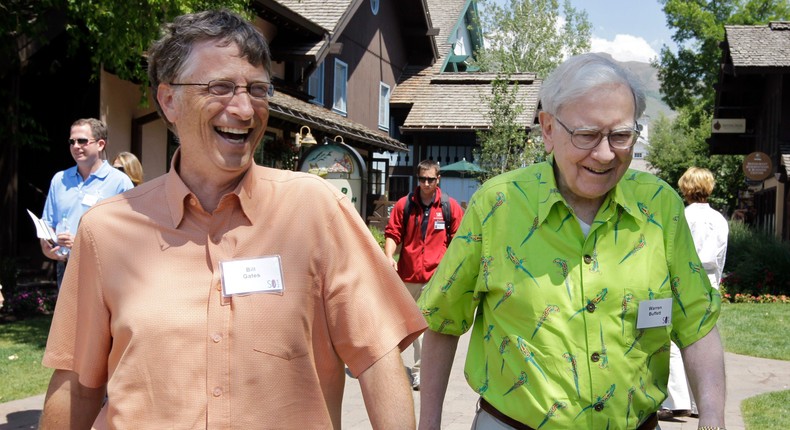 Bill Gates and Warren Buffett have given away big chunks of their wealth.Paul Sakuma/AP Photo