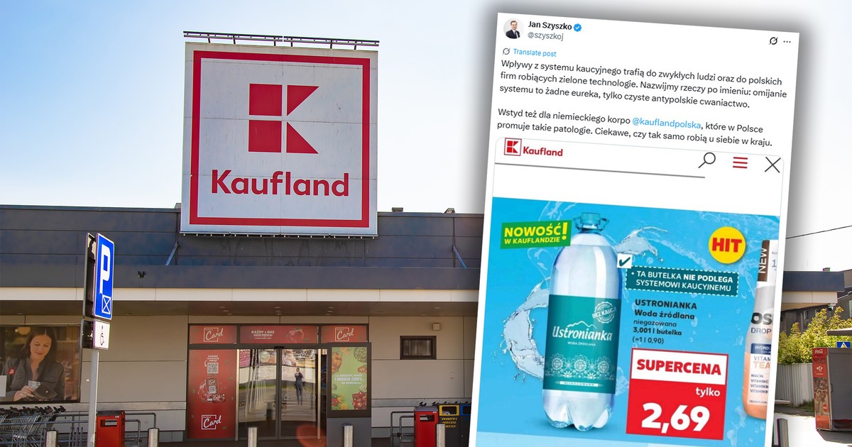 Afera o butelkę w Kauflandzie. Minister nie gryzł się w język. "Antypolskie cwaniactwo"