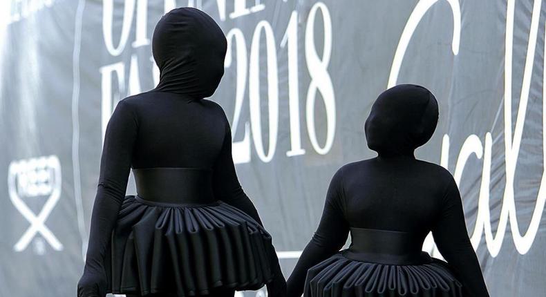 Daughters of Nana Akua Addo shows up in Ninja style for Glitz Fashion Week (PHOTOS)