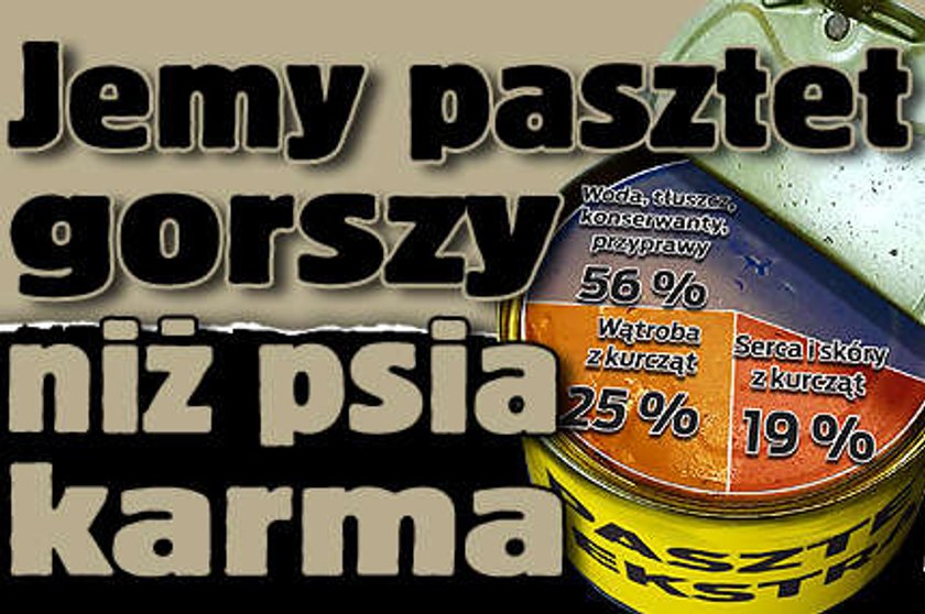 Jemy pasztet gorszy niż psia karma!