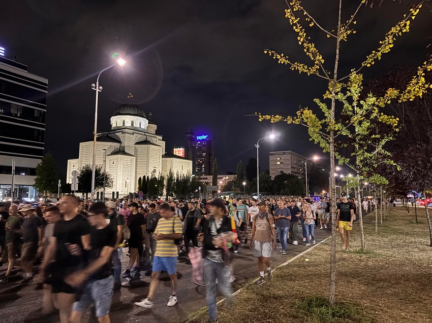 Novi Beograd kolona šetnja