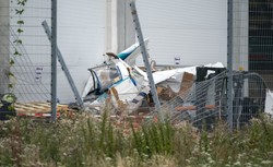 Samolot uderzył w market budowlany w Bruchsal. Trzy lecące nim osoby zginęły