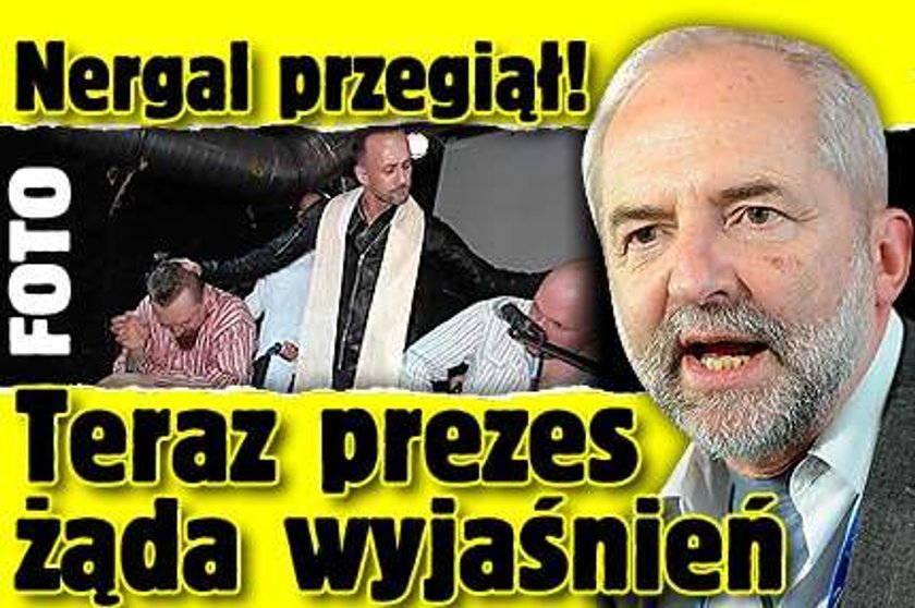 Nergal przegiął! Teraz prezes żąda wyjaśnień FOTO