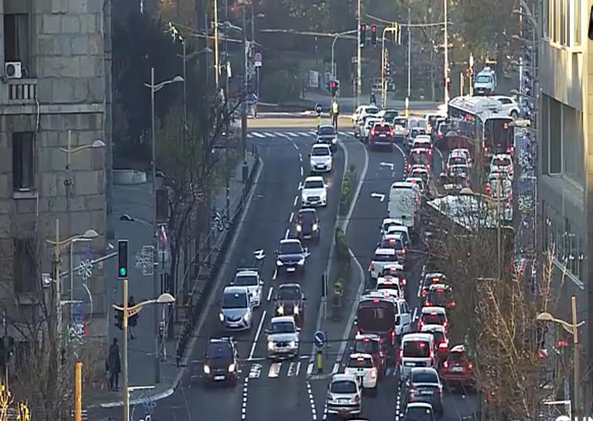 Gužve su i u Takovskoj ulici