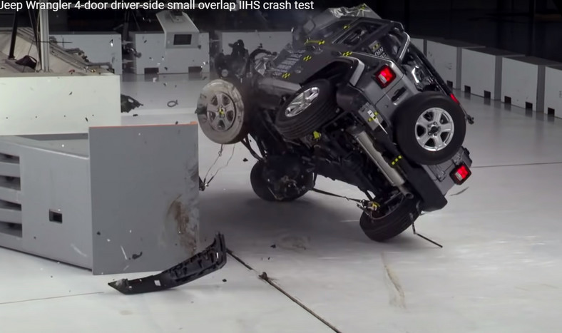 Jeep Wrangler crash test