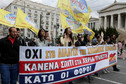 GREECE AUSTERITY MEASURES PROTEST (General strike in Greece against reforms on pension and tax system)