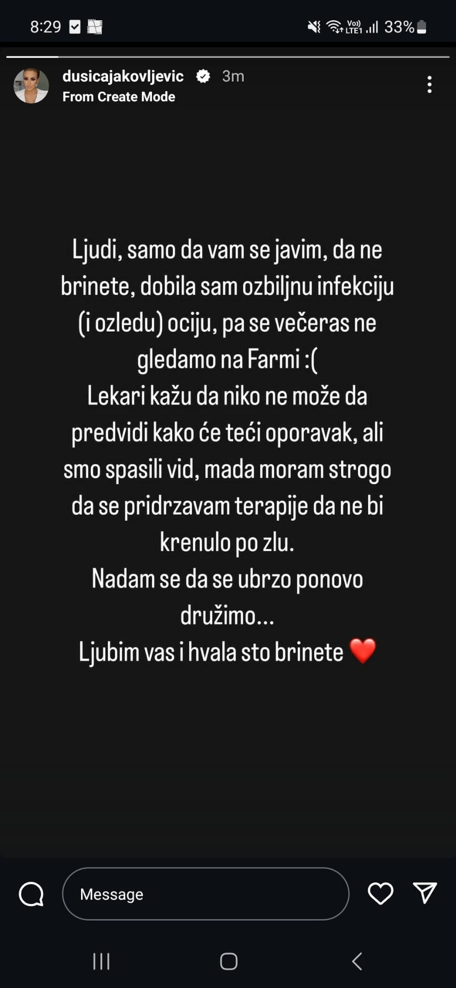 Dušica Jakovljević objava 