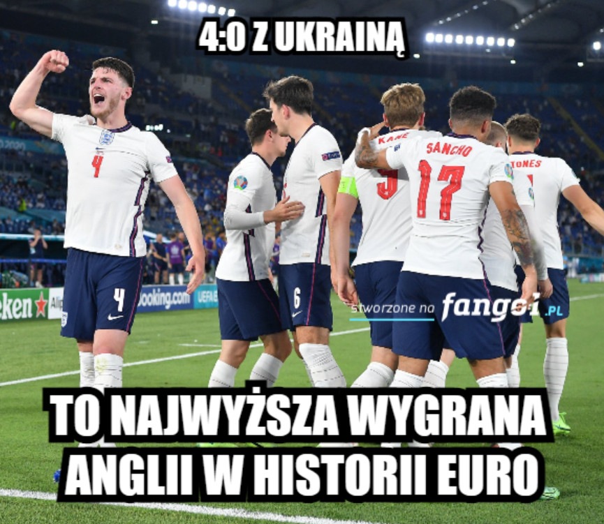Memy po meczu Ukraina - Anglia