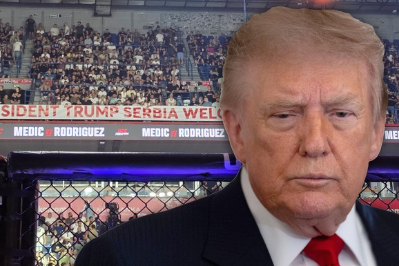 TRAMP REAGOVAO NA TRANSPARENT TOKOM UFC SPEKTAKLA U ARENI Evo kako je lider SAD odgovorio srpskoj publici, oglasio se i Grenel: "Ludilo!" (FOTO)